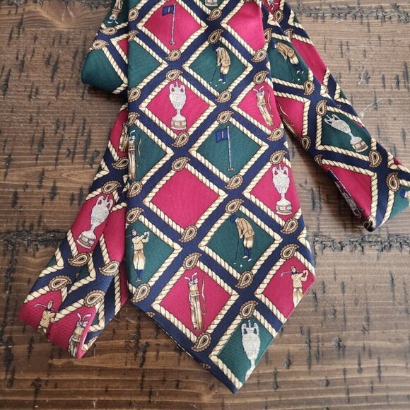 Tommy Hilfiger Other - Tommy Hilfiger Classic Golf Themed Tie